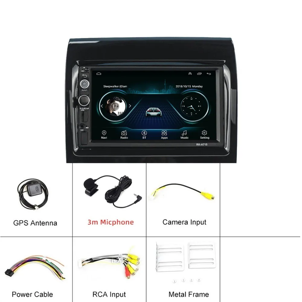 $132.78 7 Inch 2 Din Android Car Radio for FIAT Ducato 2007-2015 Citroen Jumper Peugeot Boxer 2011-2015 Autoradio GPS Navigation Stereo