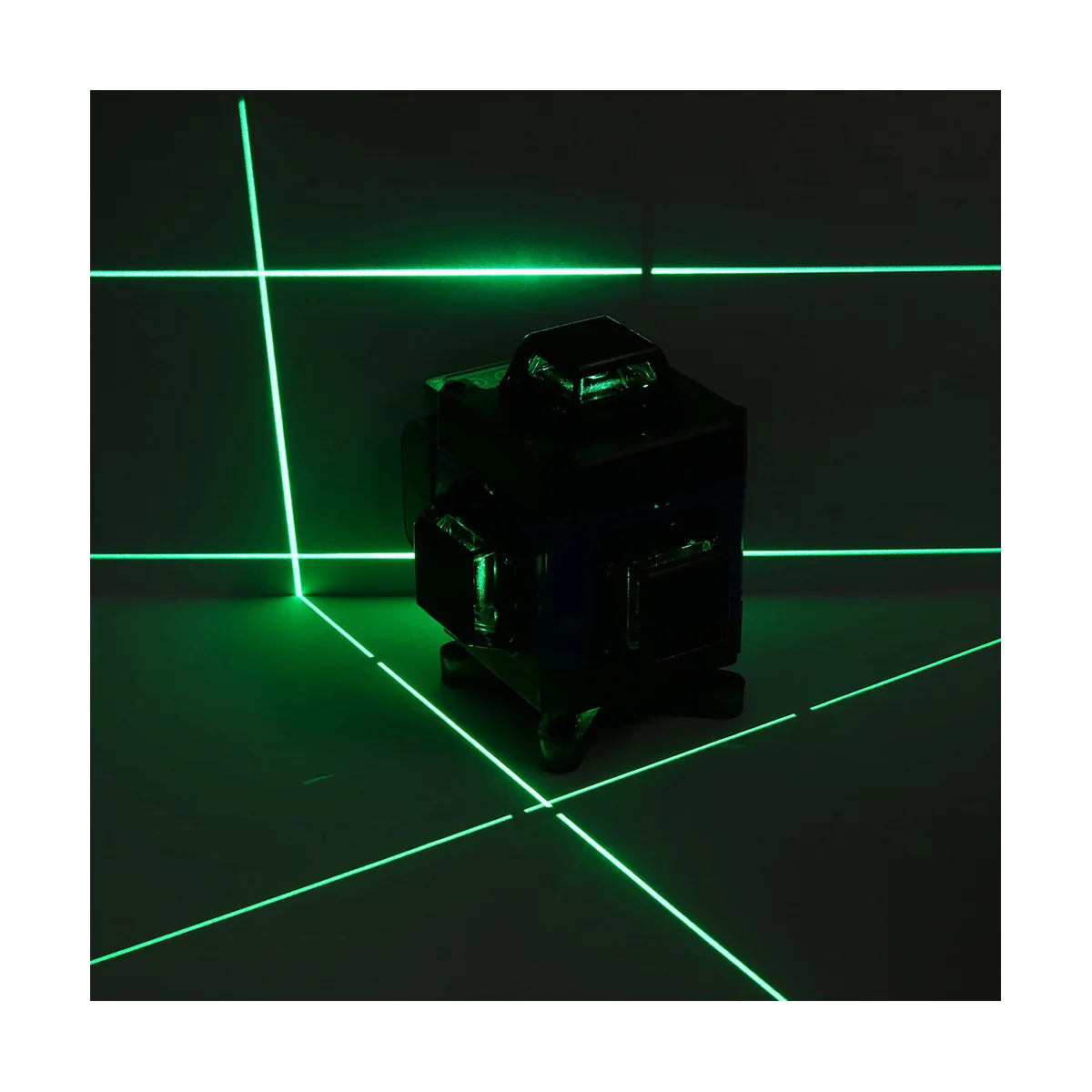 

16 лазерный уровень 4D, зеленая фототкань, дистанционное управление, горизонтальная вертикальная система выравнивания, европейская вилка
