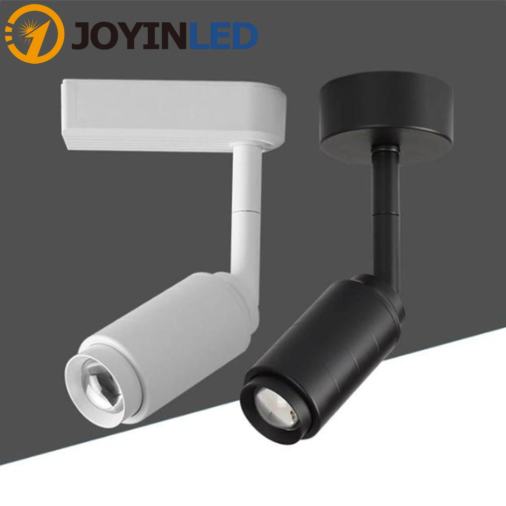 

Modern Track Light Zoomable Adjustable Beam Angle Rail Lamp Spot Clothing Shoes Shop Zoom Exhibition Gallery Lamp COB Spotlights