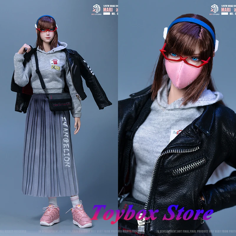 BOX STUDIO BOX-004 1/6 MARI Blue Eye Beauty Girl Фигурка Кожаная куртка Декор 12 &quotполный набор Женский