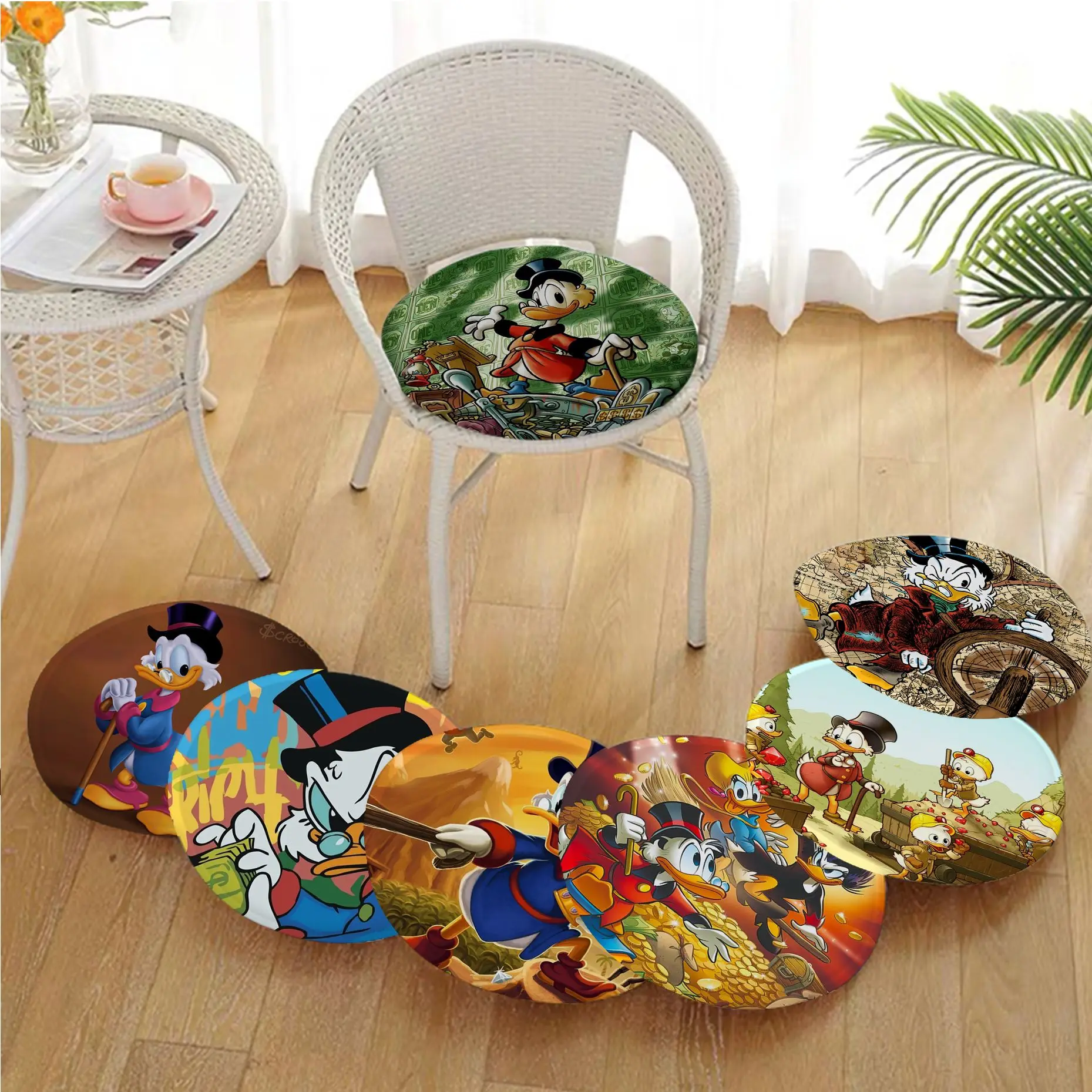 

Disney Scrooge Mcduck Tie Rope Chair Mat Soft Pad Seat Cushion For Dining Patio Home Office Indoor Outdoor Garden Sofa Cushion