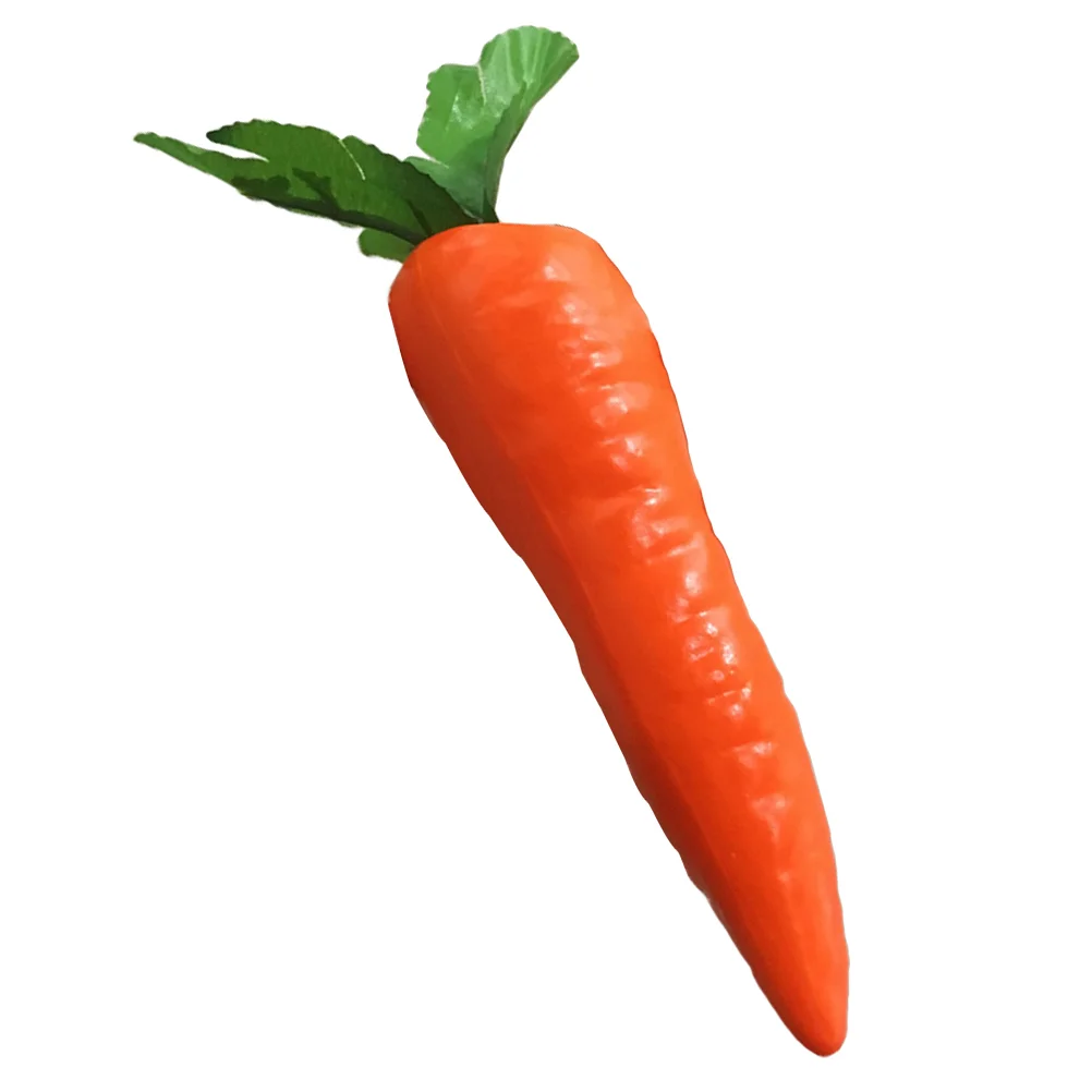 

12pcs Artificial Carrot Decor Carrot Photo Props Funny Fake Carrot Adornments