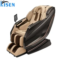 wholesale top end high quality new design 4d 3d zero gravity full body luxury electric massage chair with screen voice control