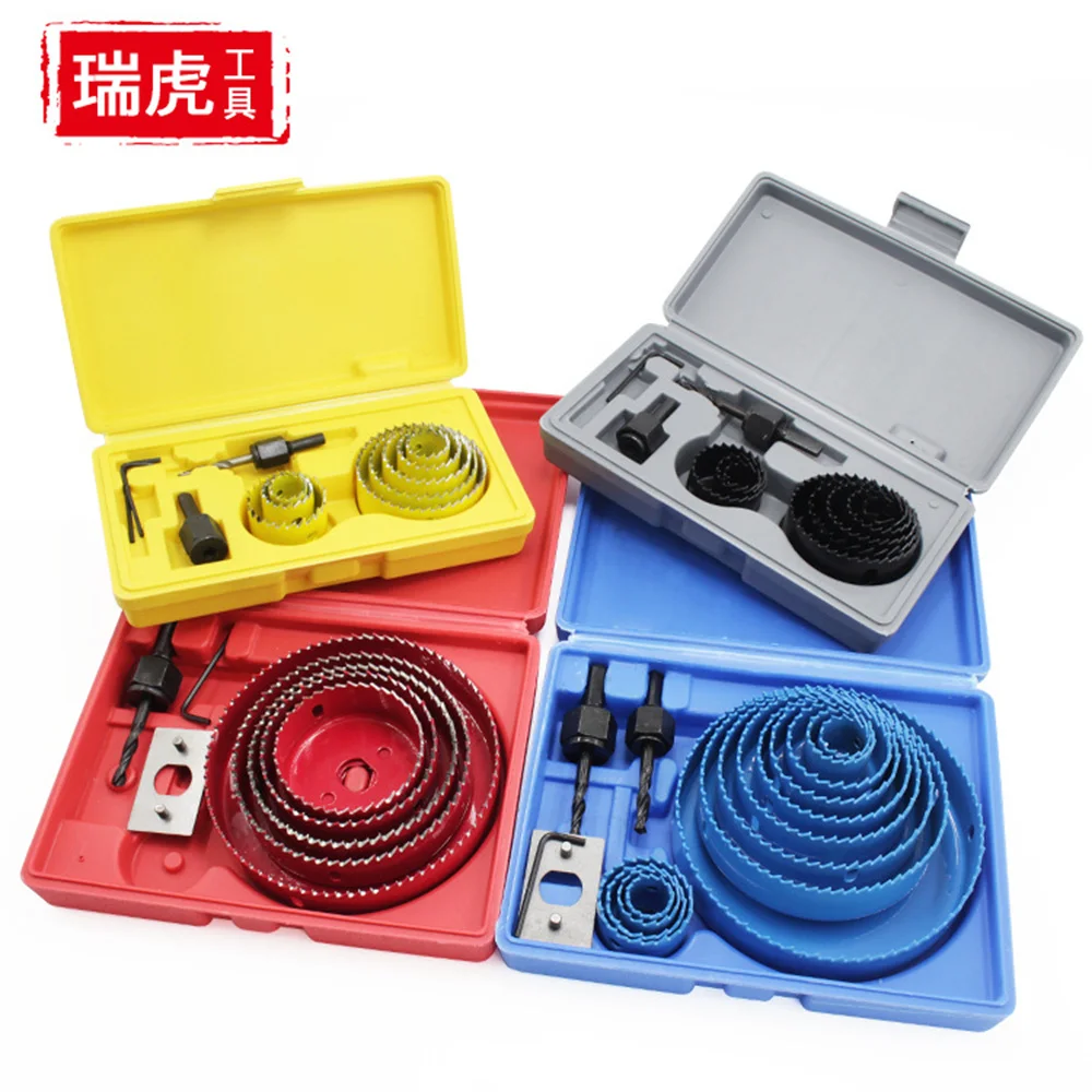 

Корона по дереву сверло 19-127 мм Деревообработка углеродистая сталь ПВХ доска гипсокартон инструменты и гаджеты Набор отверстий Универсальный креативный