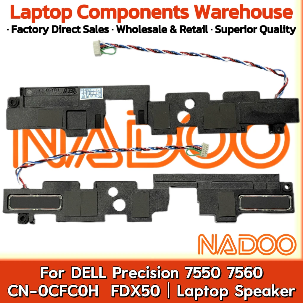 Новый оригинальный аудиодинамик для ноутбука DELL Precision 7550 7560 CN-0CFC0H FDX50, встроенный динамик, аудиосистема (art.: 3920d8bbdba94) - 3920d8bbdba94