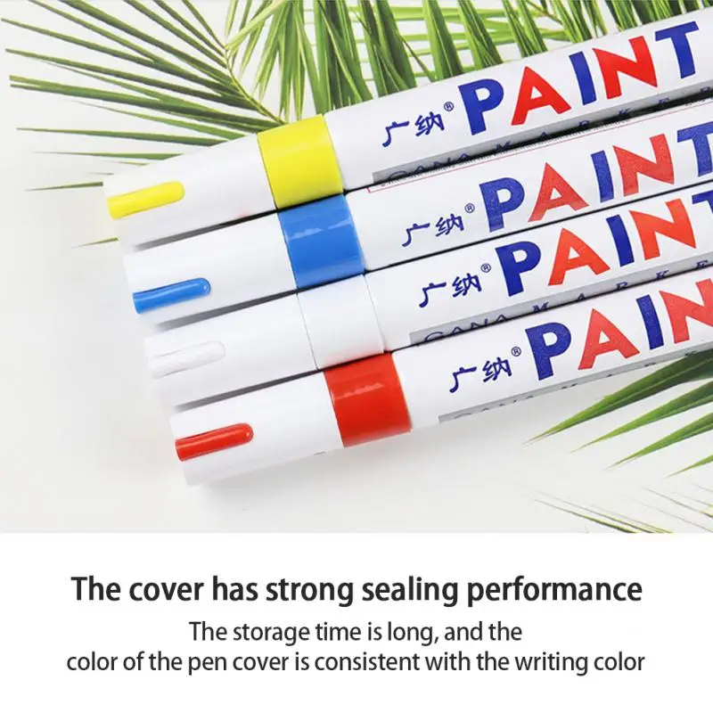 

Paint Marker Pen Car Repair Pen Waterproof Car Tyre Tire Tread CD Metal Permanent Paint Marker Oily DIY Art Marker Pen