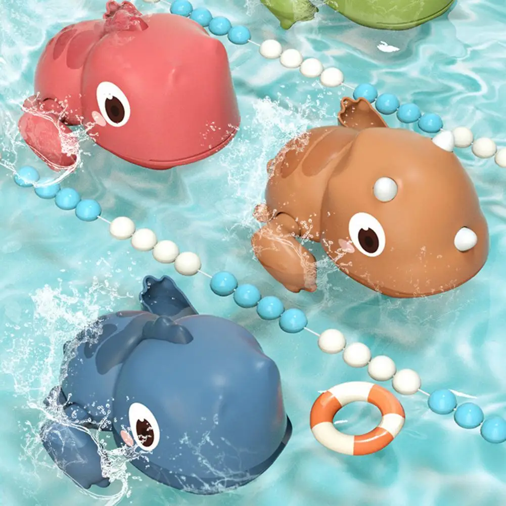 Water Toy Novel Interactive Creative Baby Swimming Dinosaurs Toy   Winding Toy  for Entertainment