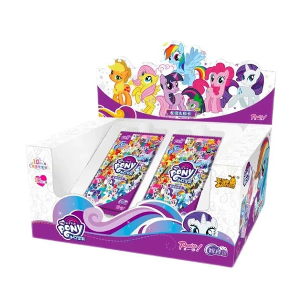 

Kayou My Little Pony Collection Card Anime Party Games Playing Cards Toys Kids Album Collection Children Gift Hobby Boxes Paper