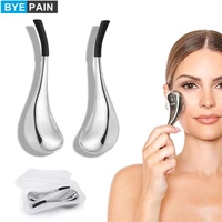 byepain ice globes facial skin care tools 2pcs for women face eyes massage tools stainless steel face beauty cryo sticks