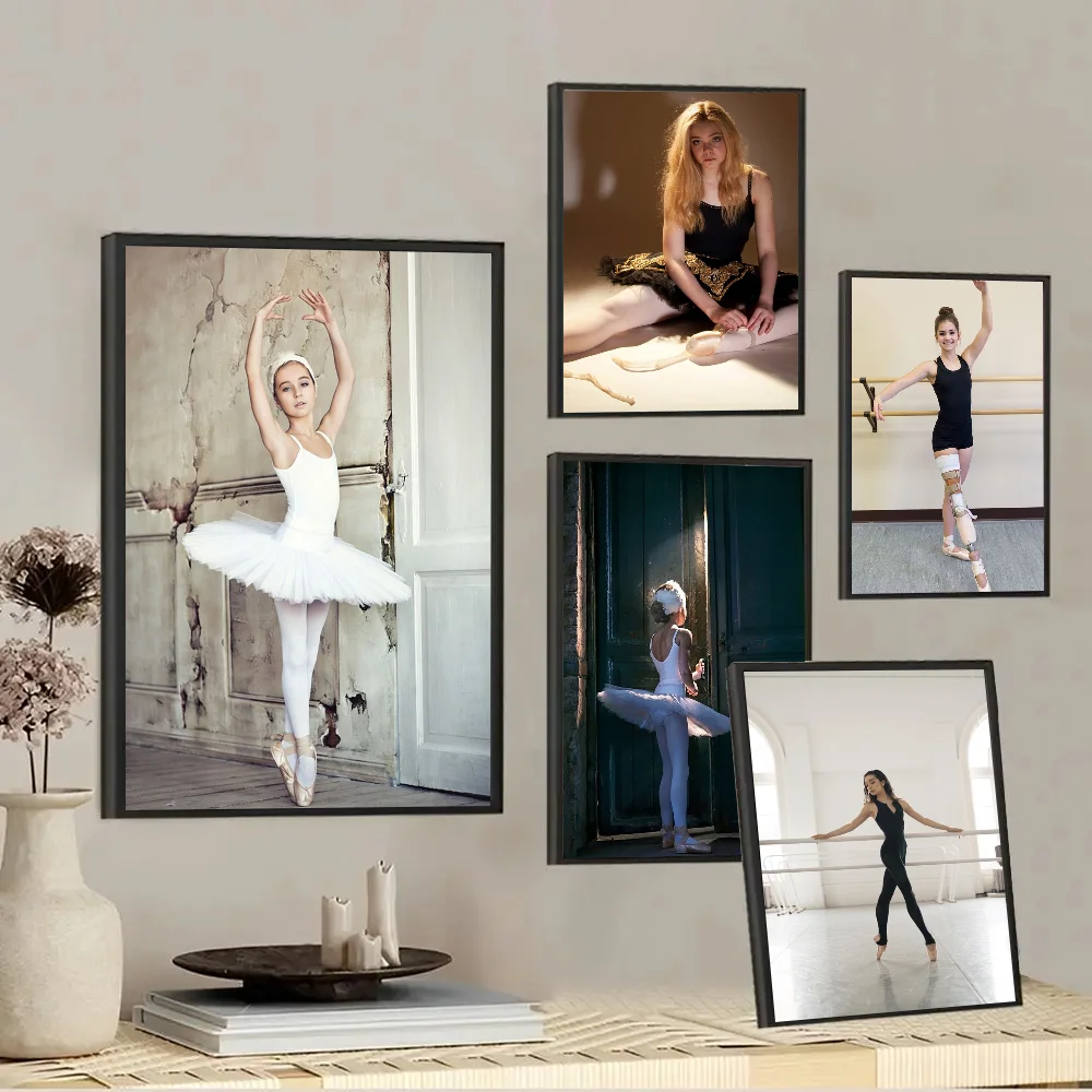 1 шт. самоклеящийся плакат в стиле бохо для балерины