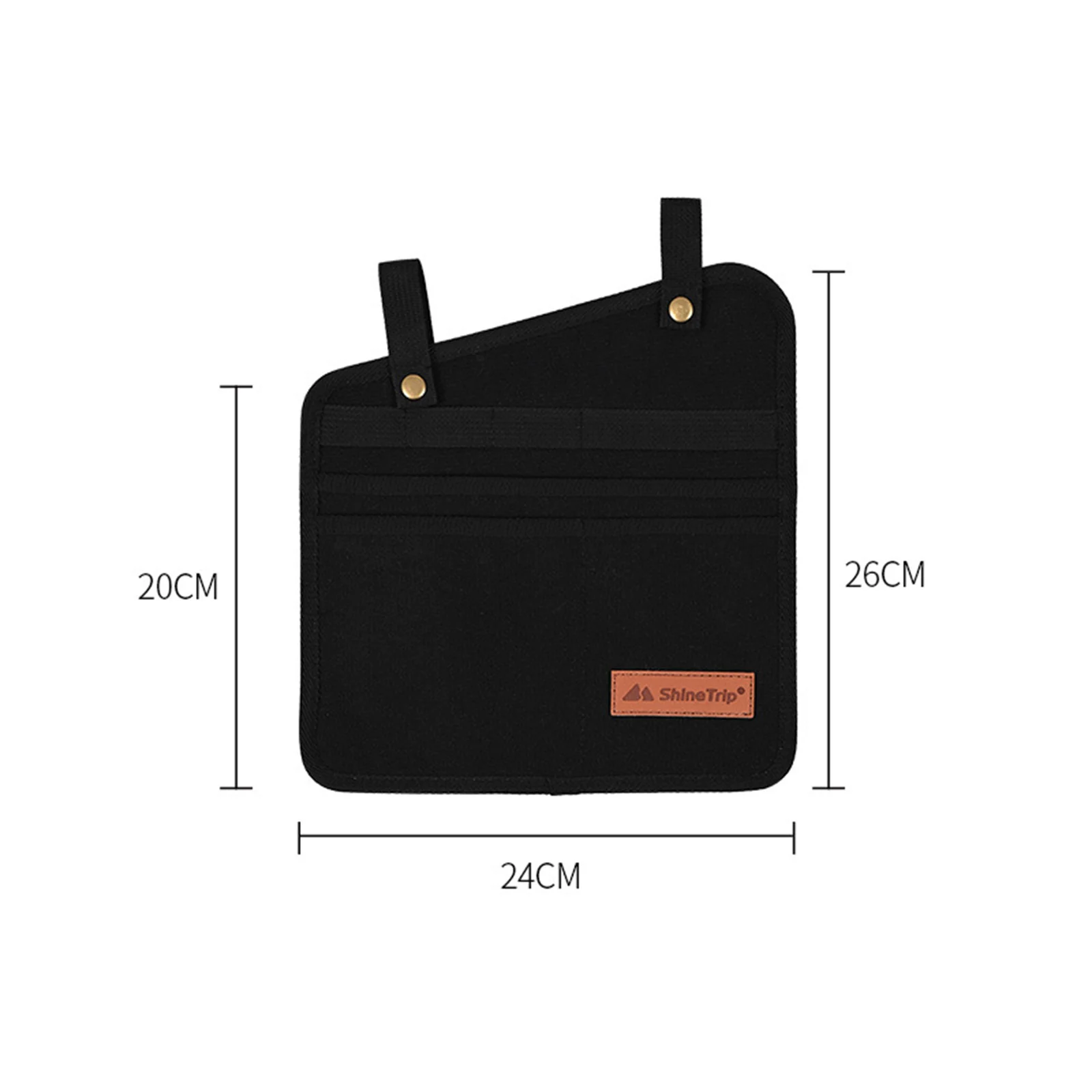 

Durable And Practical Brand New Bag With Two Spacious Pockets 100g / 3.5oz 26*24*20cm/10.2*9.4*7.9in Black/Beige