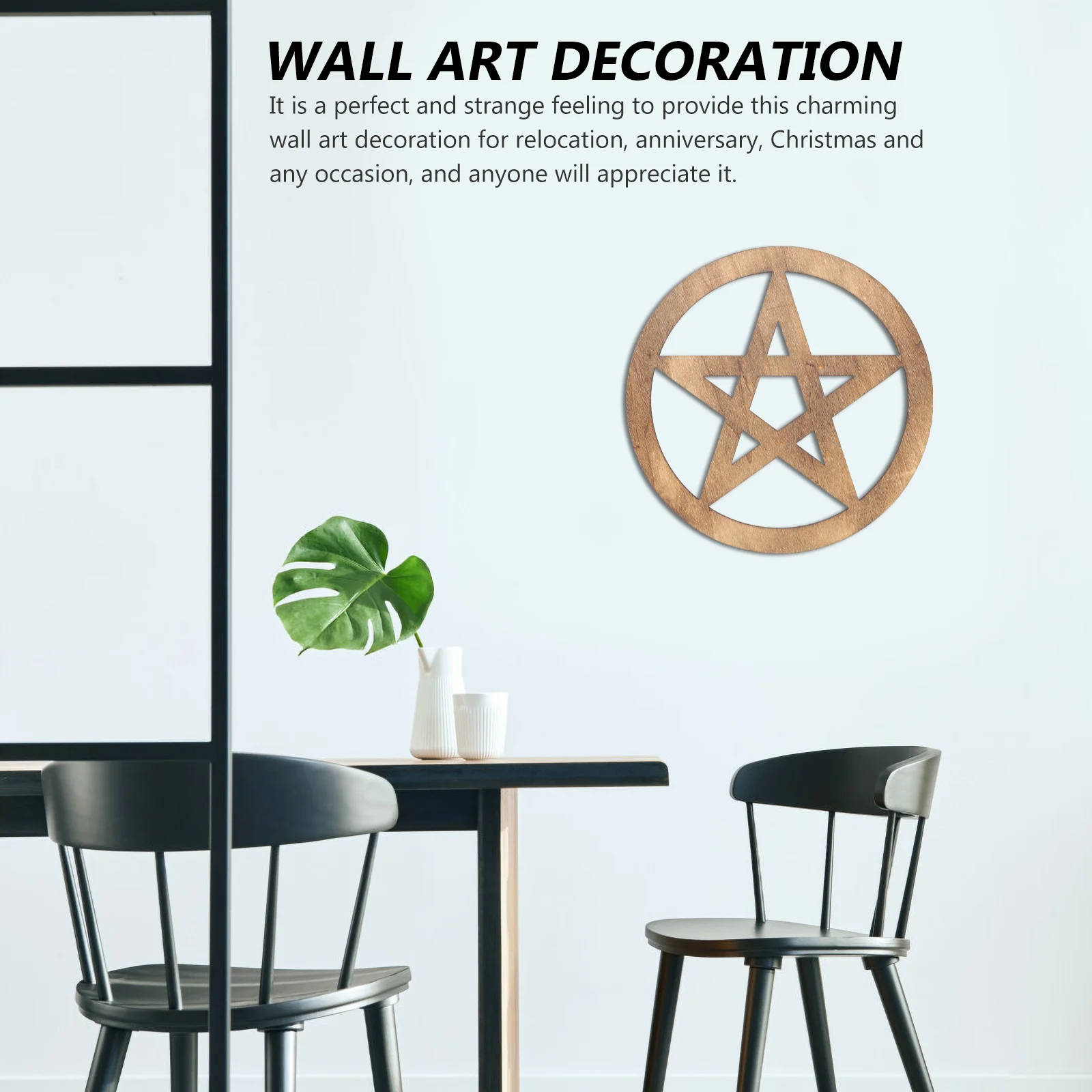 Настенные подвесные керамические плитки пентаграмма держатели для украшений