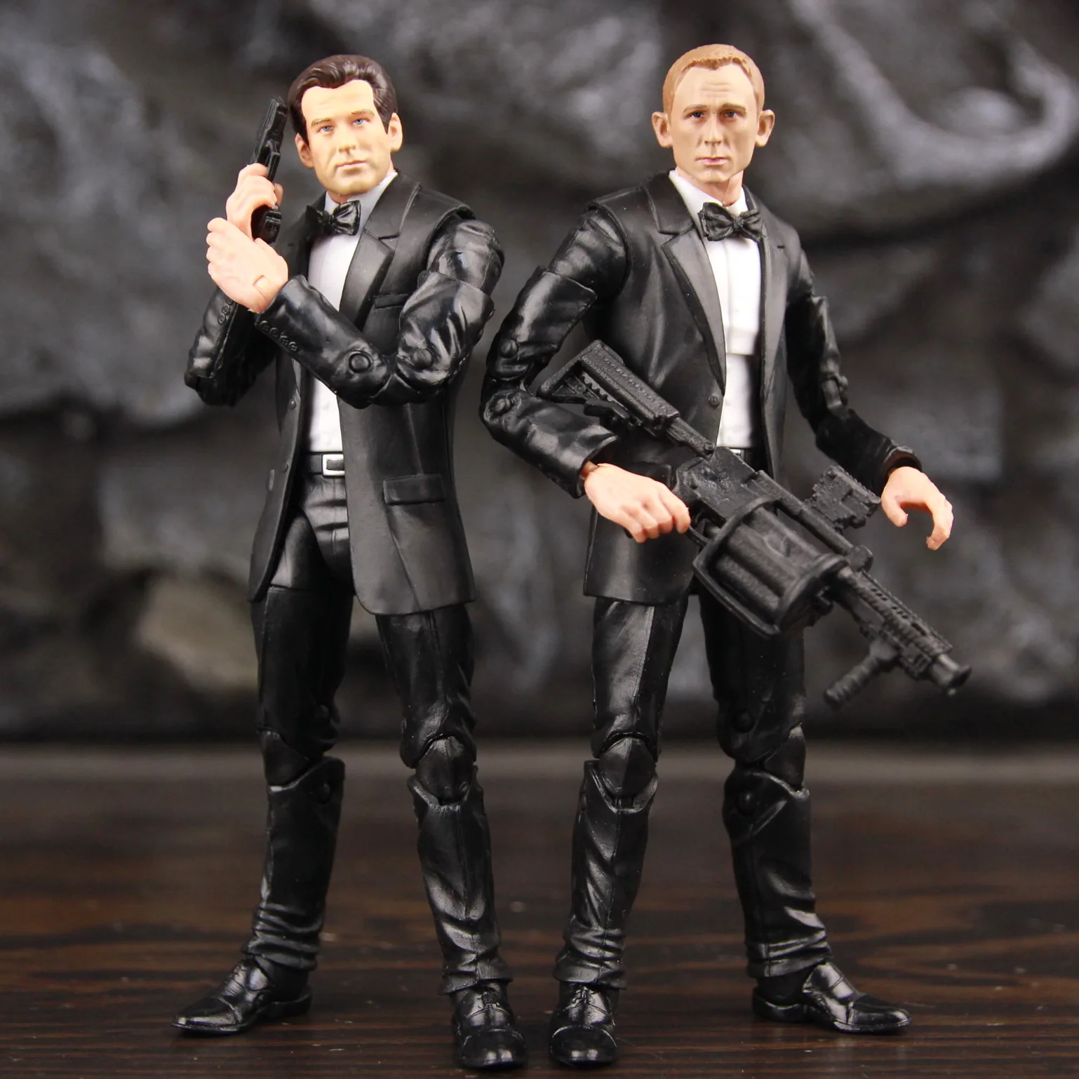 Экшн-фигурка из фильма Джеймс Бонд 6 дюймов черный костюм лук 007 Скай осень