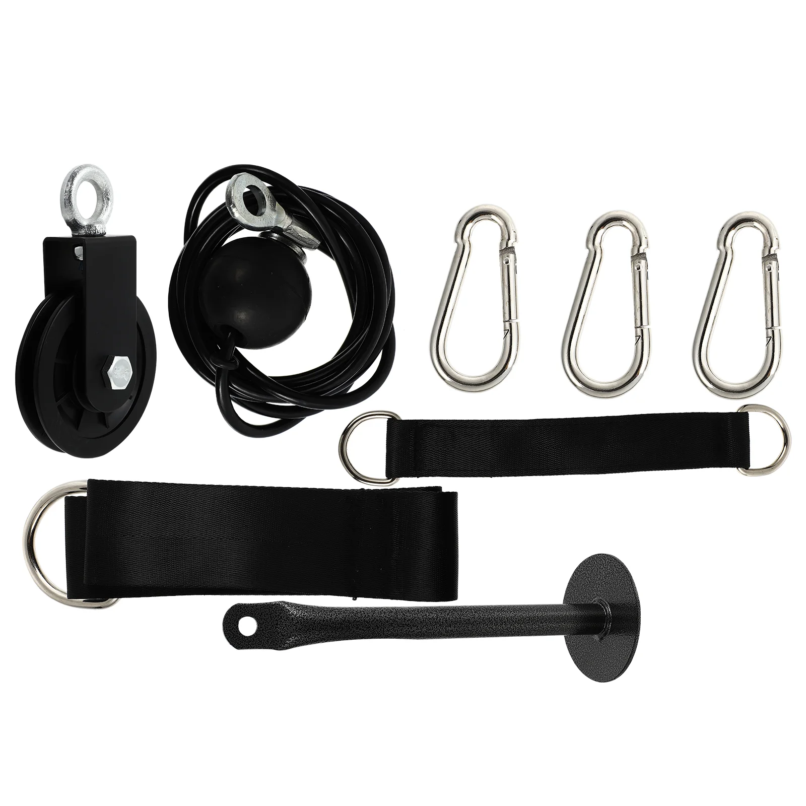 

Fitness Equipment Accessories Pulley Bodybuilding Exercise Tool Weight-bearing Rope Iron Supplies Cable System Tricep Trainer