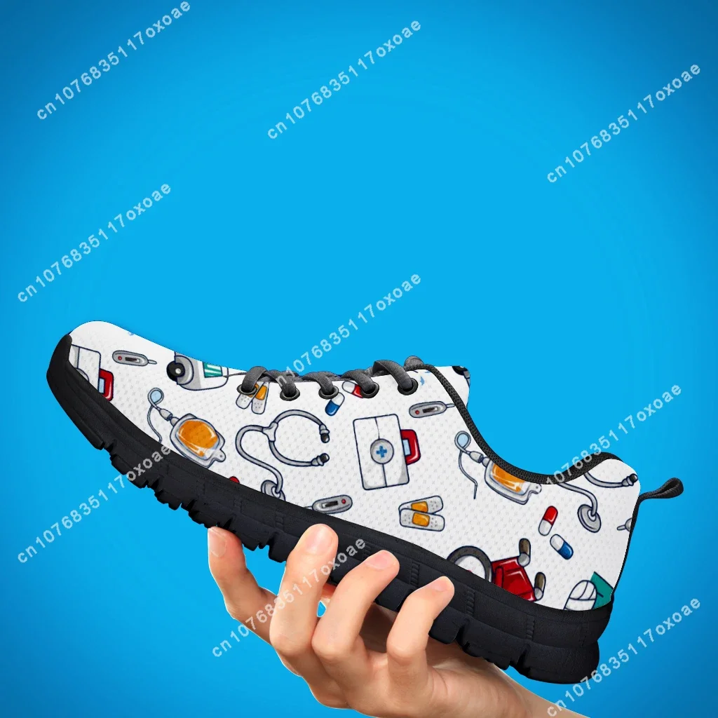 Повседневная обувь для медсестры белые кроссовки медицинского оборудования