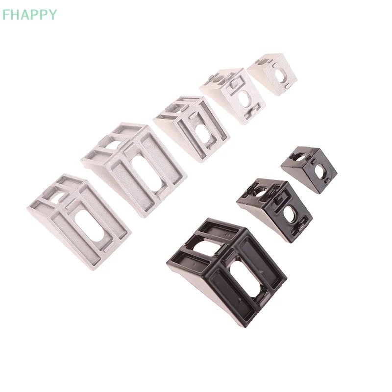 10 шт. угловой фитинг алюминиевый коннектор крепежный кронштейн 2020 2028 2430 3040 для