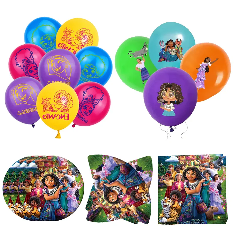 Украшения для дня рождения Disney одноразовая посуда бумажные тарелки салфетки