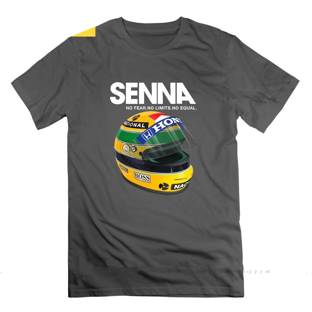 

Ayrton Senna Racing Helmet Man'S T-Shirt Clothing New 100% Cotton Tees Large Size Crewneck Short Sleeves T Shirt Novelty