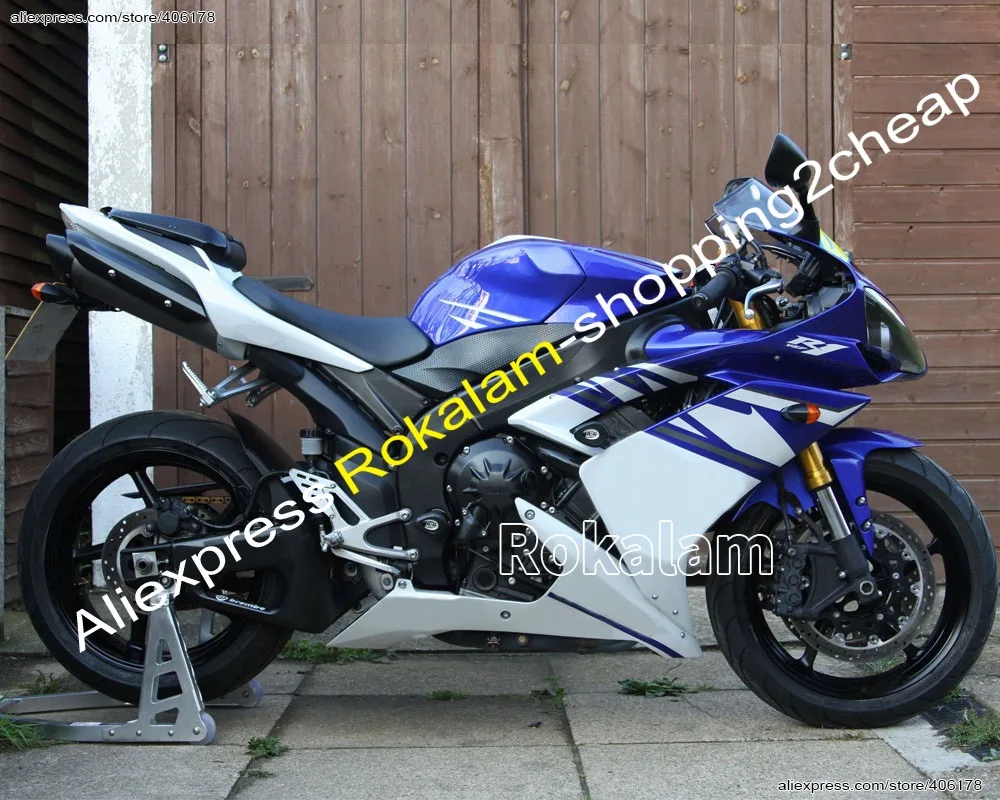 

Дешевый комплект кузова для Yamaha 07 08 YZF-R1YZF R1 2007 2008 YZFR1 ABS Мотоциклетный Дорожный комплект обтекателей (литьё под давлением)
