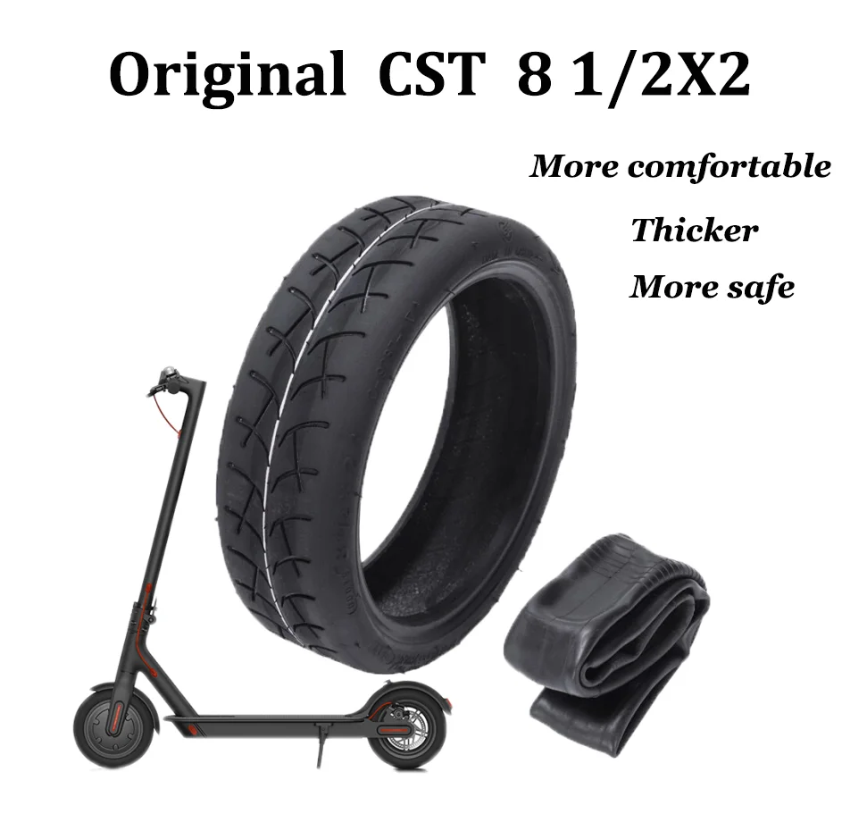 

Upgraded 8.5 Inch CST Inflatable Tire for Xiaomi Mijia M365 Electric Scooter Parts 8 1/2X2 Tube Tyre Replace Inner Camera