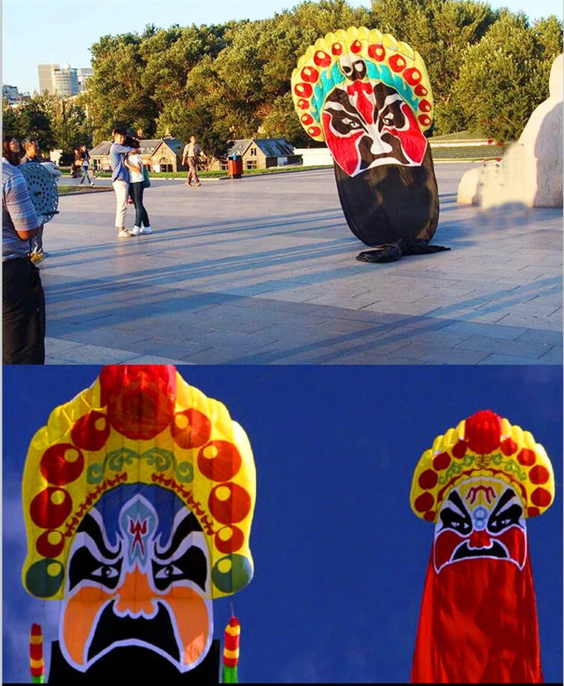 Бесплатная доставка 8 м пекинская опера воздушный змей летящие уличные игрушки