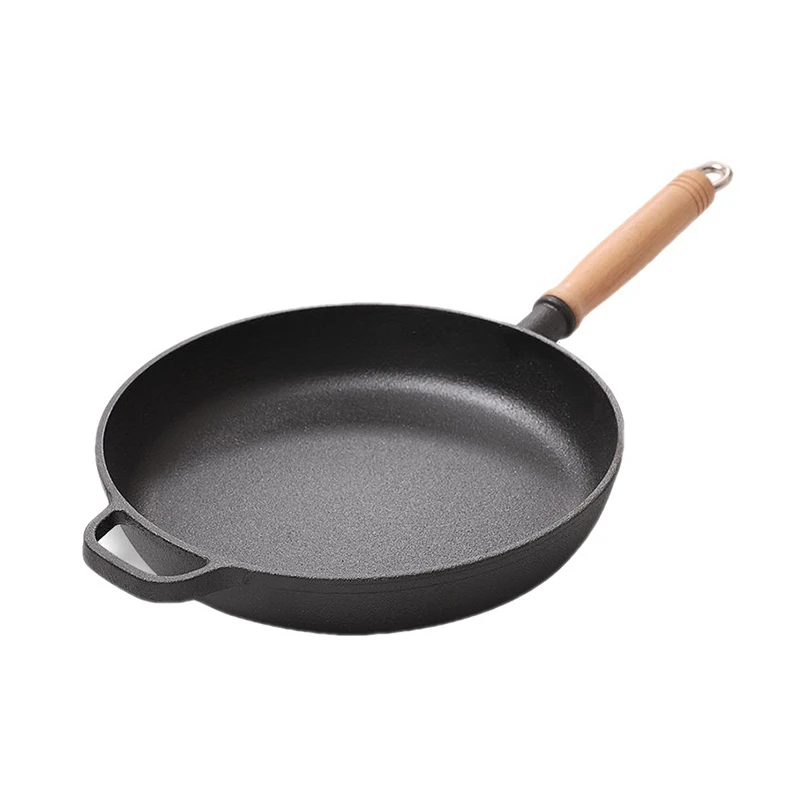 

Domestic Cast Iron Pan Uncoated Non Stick Pan Steak Frying Pan Pancake Pan Gas Stove Iron Pan Old-fashioned Pancake Pan