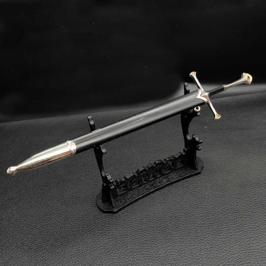 Оптовая продажа 22 см Glamdring Aragorn Narthil брелок в виде меча Set Elves Anduril LOTR средневековое