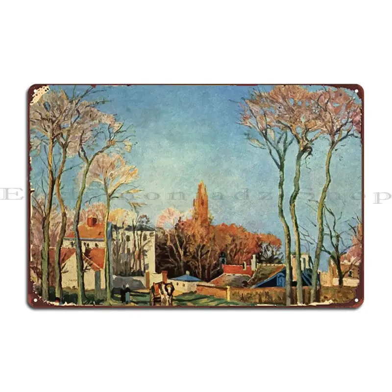 

Камилла Писсаро, металлические знаки, паб, стена, гараж, печатный классический жестяной плакат