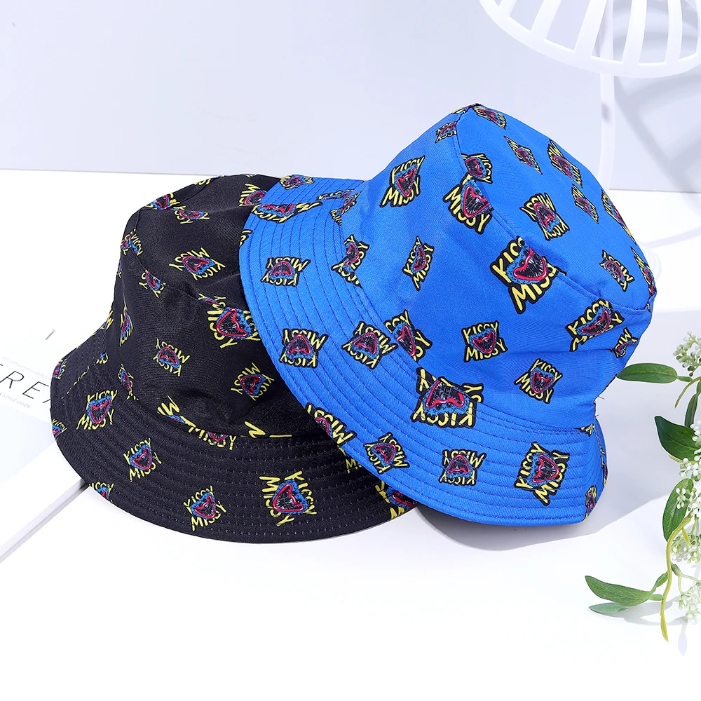 

Cartoon Bucket Hat for Women Funny Print Sun Hats Beach Hat Breathable Packable for Outdoor Travel Fishing