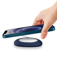 Wireless Charger Phone Holder Stand Soft Silicone Case For iPhone Pro Max Wireless Charger Protective Cases Cover For Magsafe