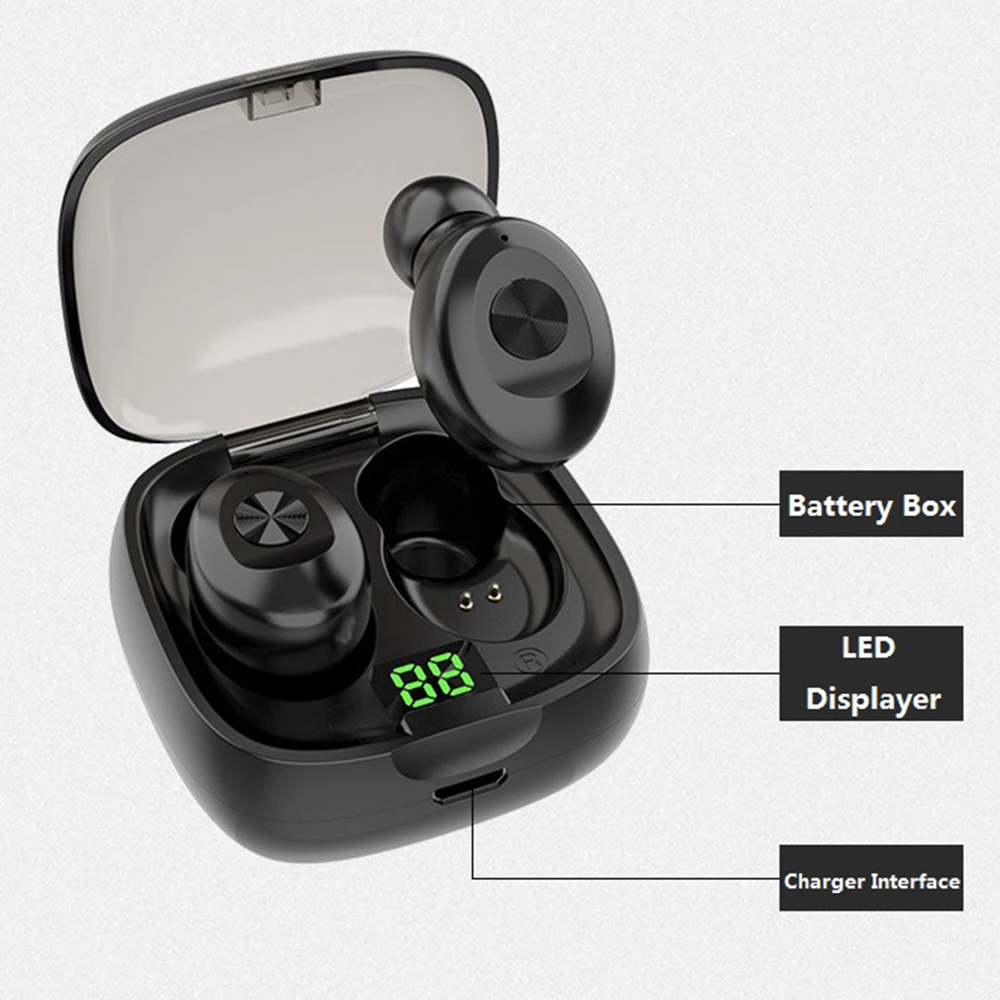 LED Wireless Earphones For ZTE Nubia Z30 Pro Z20 Z18 Red Magic 6 6S 6R Mars 5S 3S TWS Headphone With Power Case Charger Box |