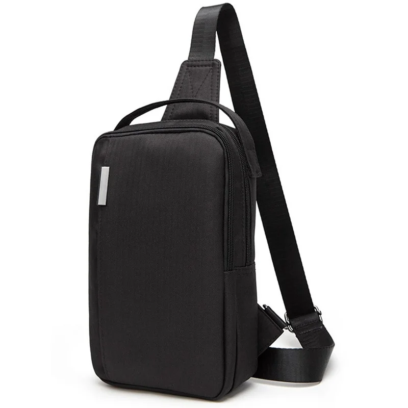 Men Chest Shoulder Bag Anti Theft Man Bag Crossbody Backpack Canvas Bag Travel Pack Messenger Pack For Male
