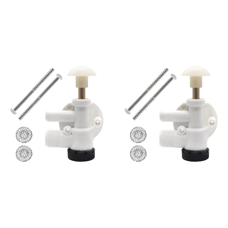 2X для Dometic Sealand RV водяной клапан в сборе с прицепом комплект ремонта туалета Ecovac