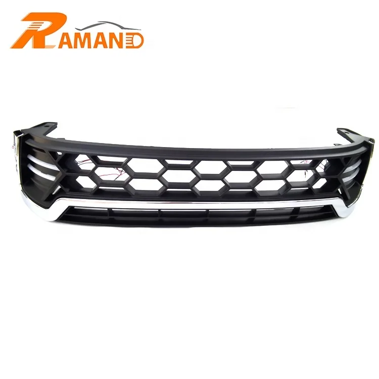 

Factory Electropl frame Grille For Hilux revo 2015 2016 2017 2018 with LED lights Front racing grilles Auto Front Assembly