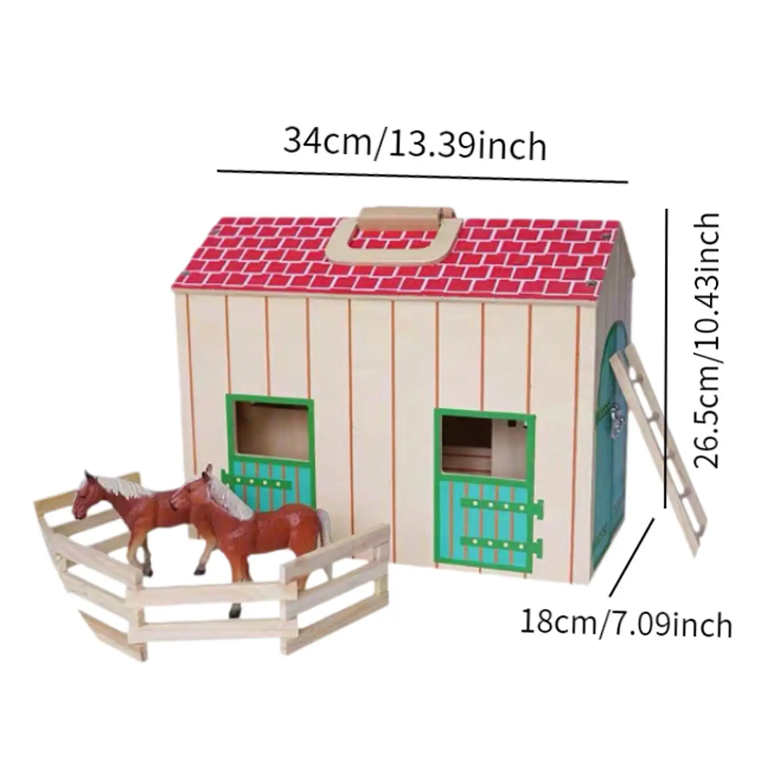 Стабильная модель фермерского дома микропейзаж строительная игрушка с