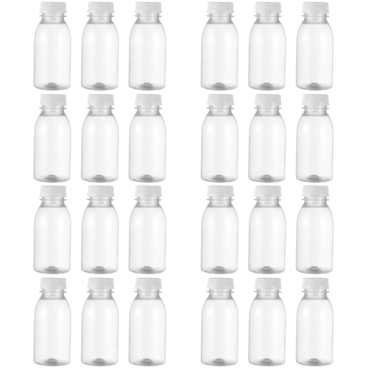 

24 Pcs Milk Bottle Reusable Bottles Glass Water Small Empty Mini Plastic Disposable