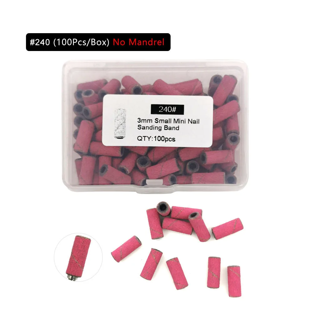 HYTOOS 3 мм маленькие розово-красные шлифовальные ленты без нержавеющей стали