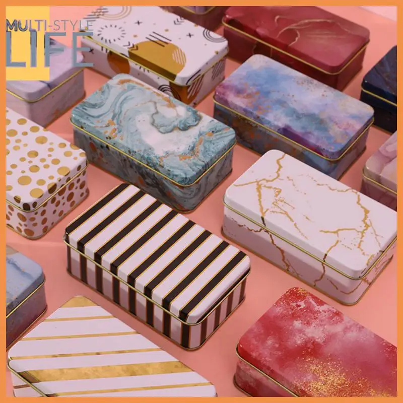 

Mini Box Organizer For Money Coin Candy Keys With Lid Vintage Wedding Candy Box Dust-proof Portable Storage Box Sealed Candy Box