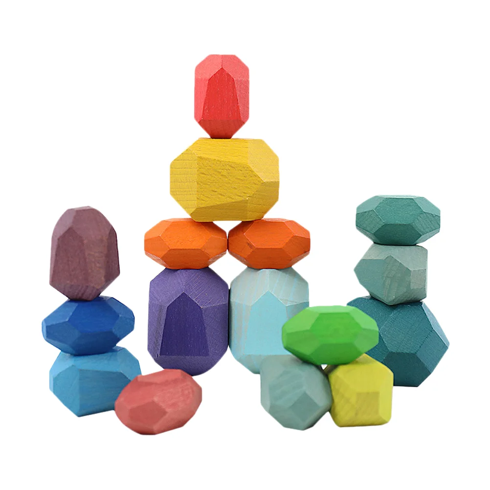 

16pcs Kid Stacking Educational Toys Hand-Eye Coordination Toys Building Blocks