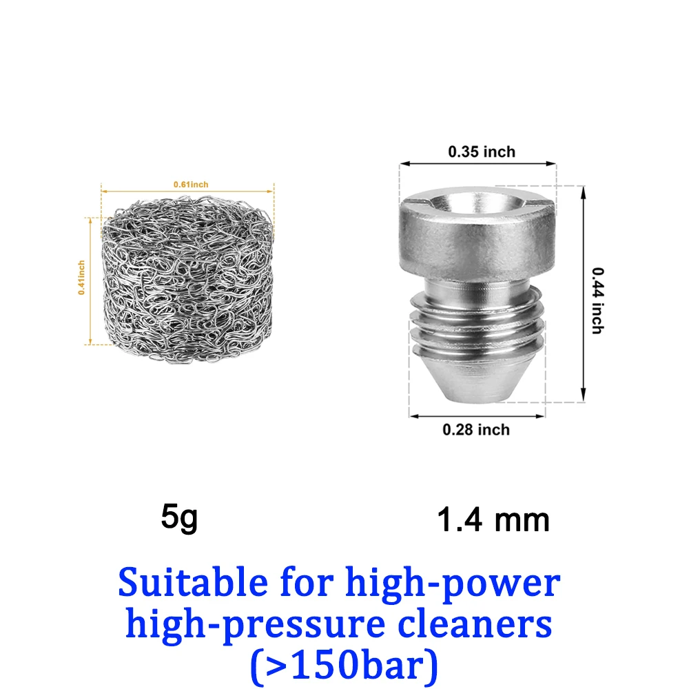 ROUE Универсальные насадки для отверстий для снежной пены с резьбой 1,0 мм 1,1 мм + пеногенератор для пенопласта, пистолет для пенопласта, насадка для труб из нержавеющей стали