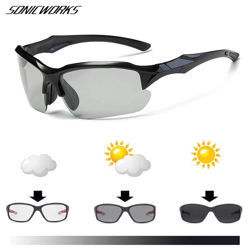 

Professional Photochromic Bike Bicycle Polarized Eyewear Cycling Glasses Riding Racing UV400 Sports Sunglasses Fishing Goggles