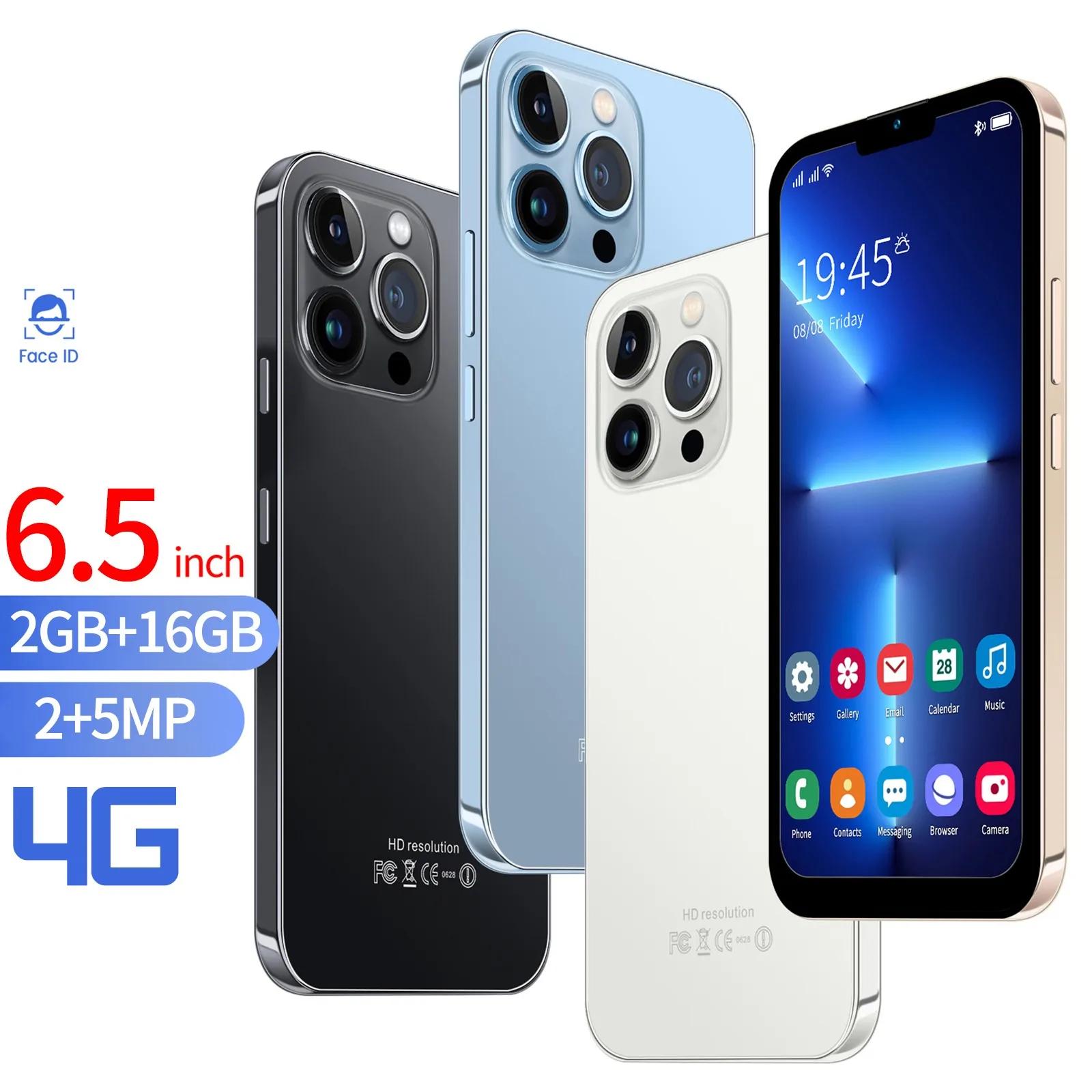 Популярный дешевый смартфон 4G сеть сотовый телефон 6 5 дюймов разблокировка по