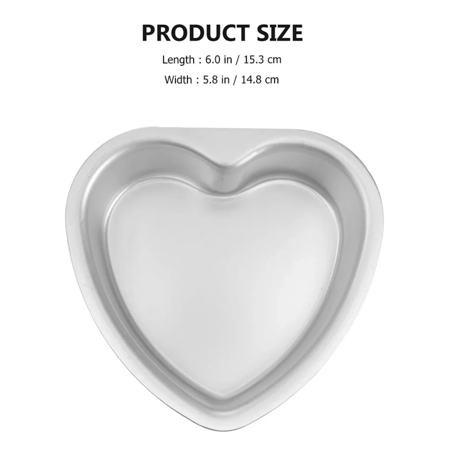 2 шт. форма для торта в форме сердца сковорода глубокой выпечки мини-формы духовки