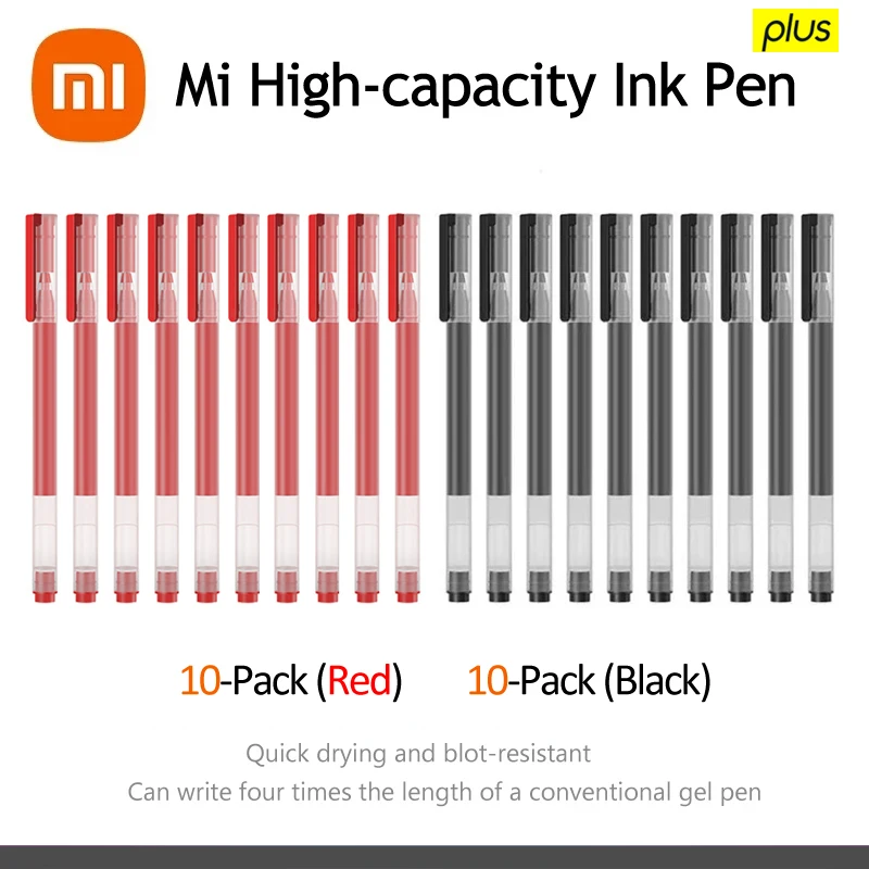 

New Xiaomi PEN Mijia Super Durable Sign Pen 0.5mm MI Pen For Office Signing Pens Smooth Switzerland Refill Mikuni For School Pen