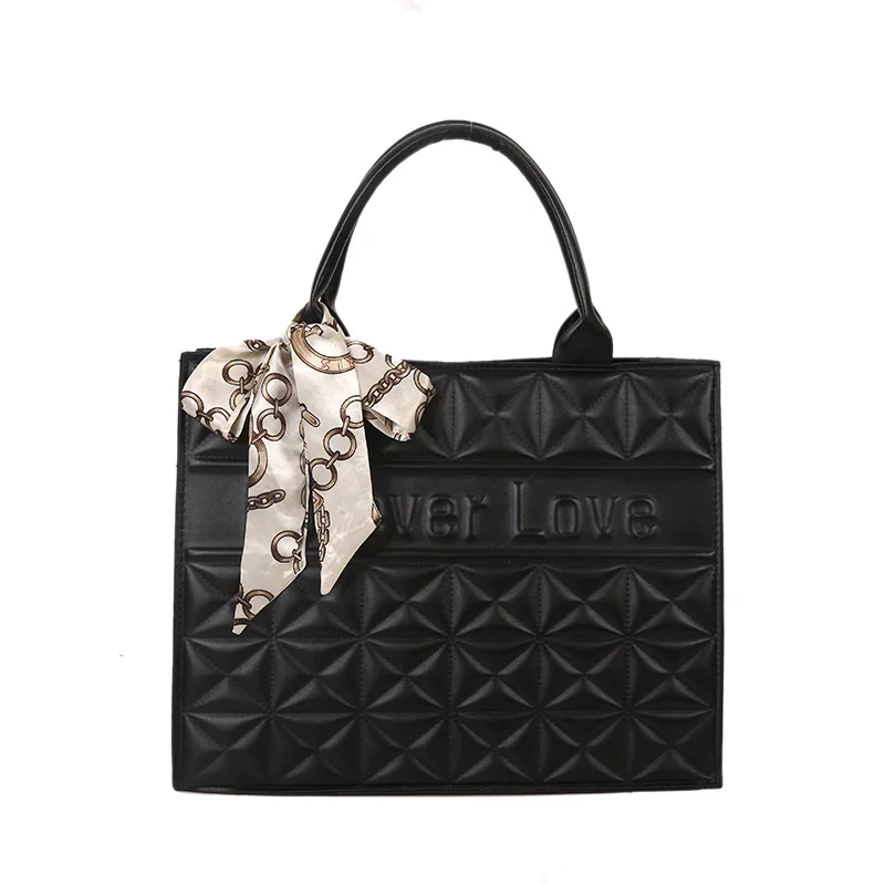 

2023 New Popular Temperament Big Bag for Women's Fashion Simple Solid Color Ladies Handheld Tote Mother and Child Bag in Autumn