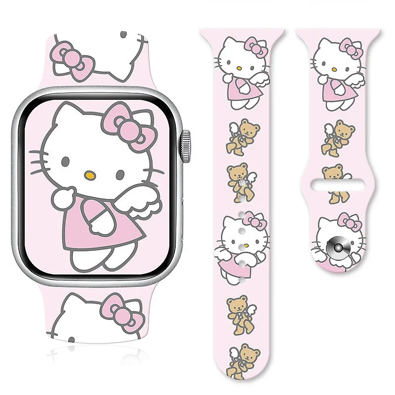 Ремешок Sanrio с мультяшным рисунком HelloKitty аниме-персонаж Cinnamoroll ремешок принтом