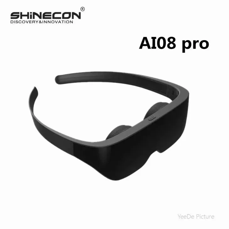 

NEW2023 VR AI08 pro 4K Headset Giant Screen Stereo Cinema 3D IMAX Glasses Pro Virtual Reality VR glasses all-in-one with system