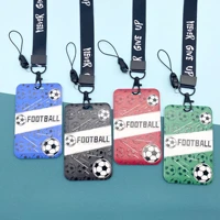 ins sports style football lanyard card holder holder student credential for pass card credit card straps key ring gift copa