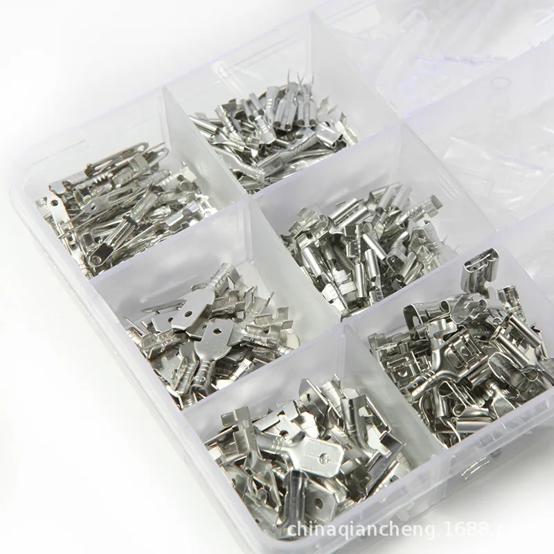 Серебряная соединительная коробка 285 шт. подходит для холодного прессования