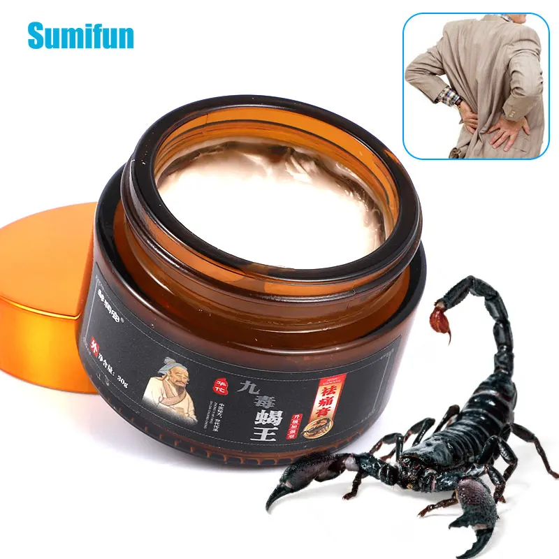 

30g Scorpion Venom cream Pain Relief Ointment Muscle Rheumatoid Arthritis Joint Treatment Medical Plaster Back Knee Pain Killer